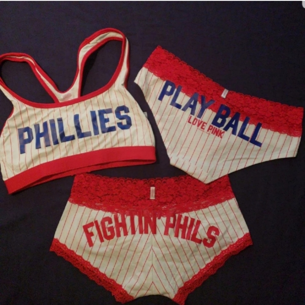 BNWT Victoria Secret PINK Phillies Set